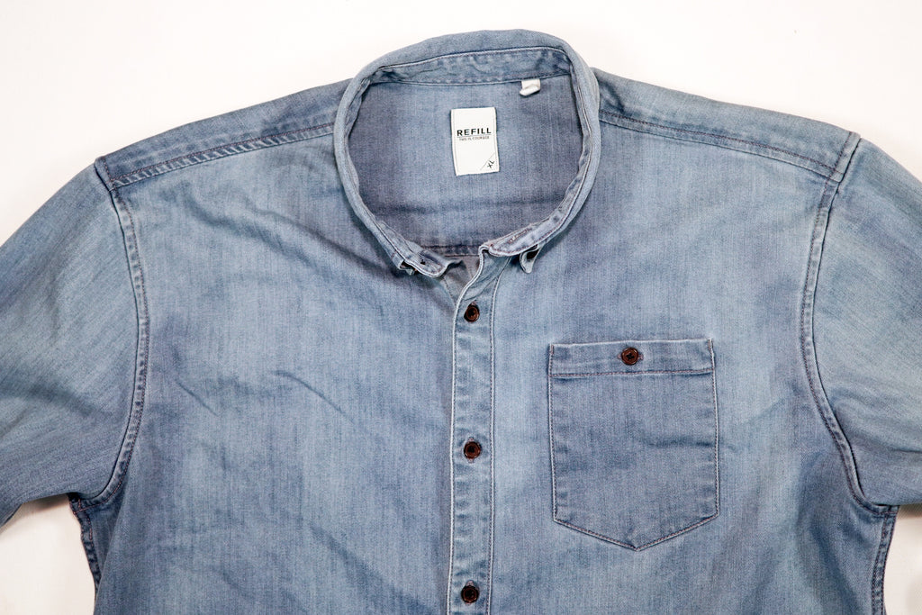 Overhemd Denim merk Refill Maat XL