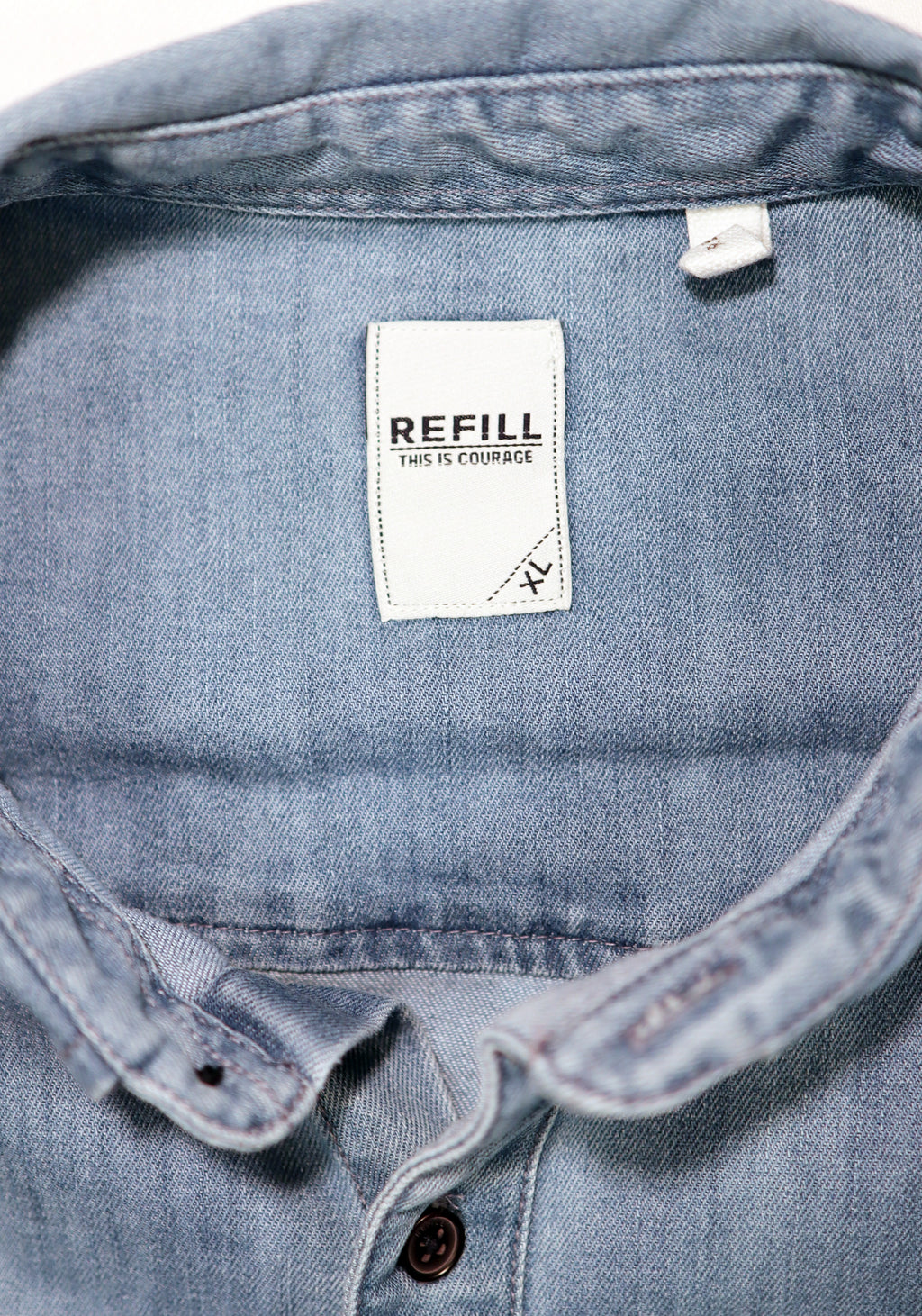 Overhemd Denim merk Refill Maat XL