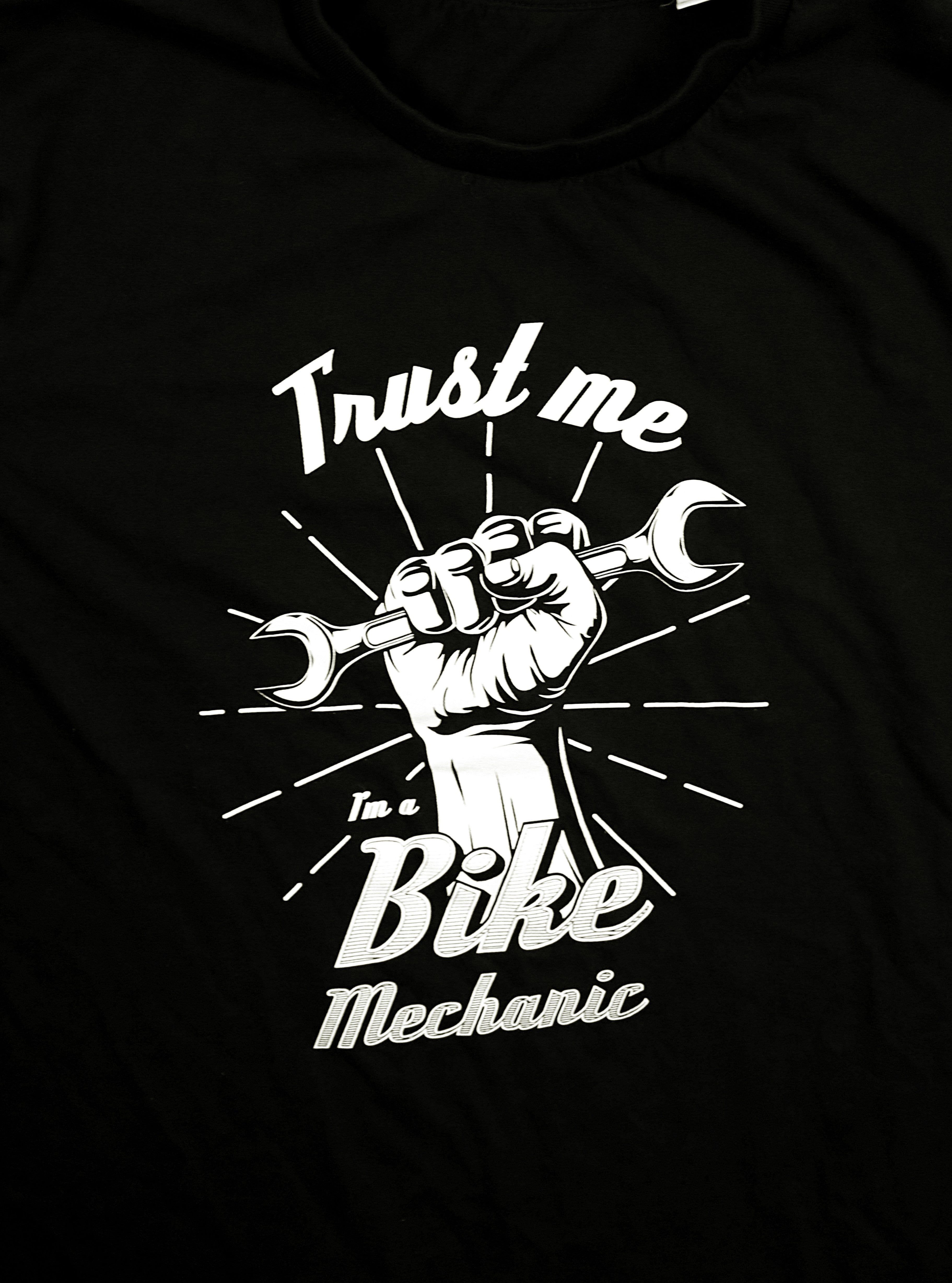 Zwart Shimano / Bike Mechanic T-shirt maat L