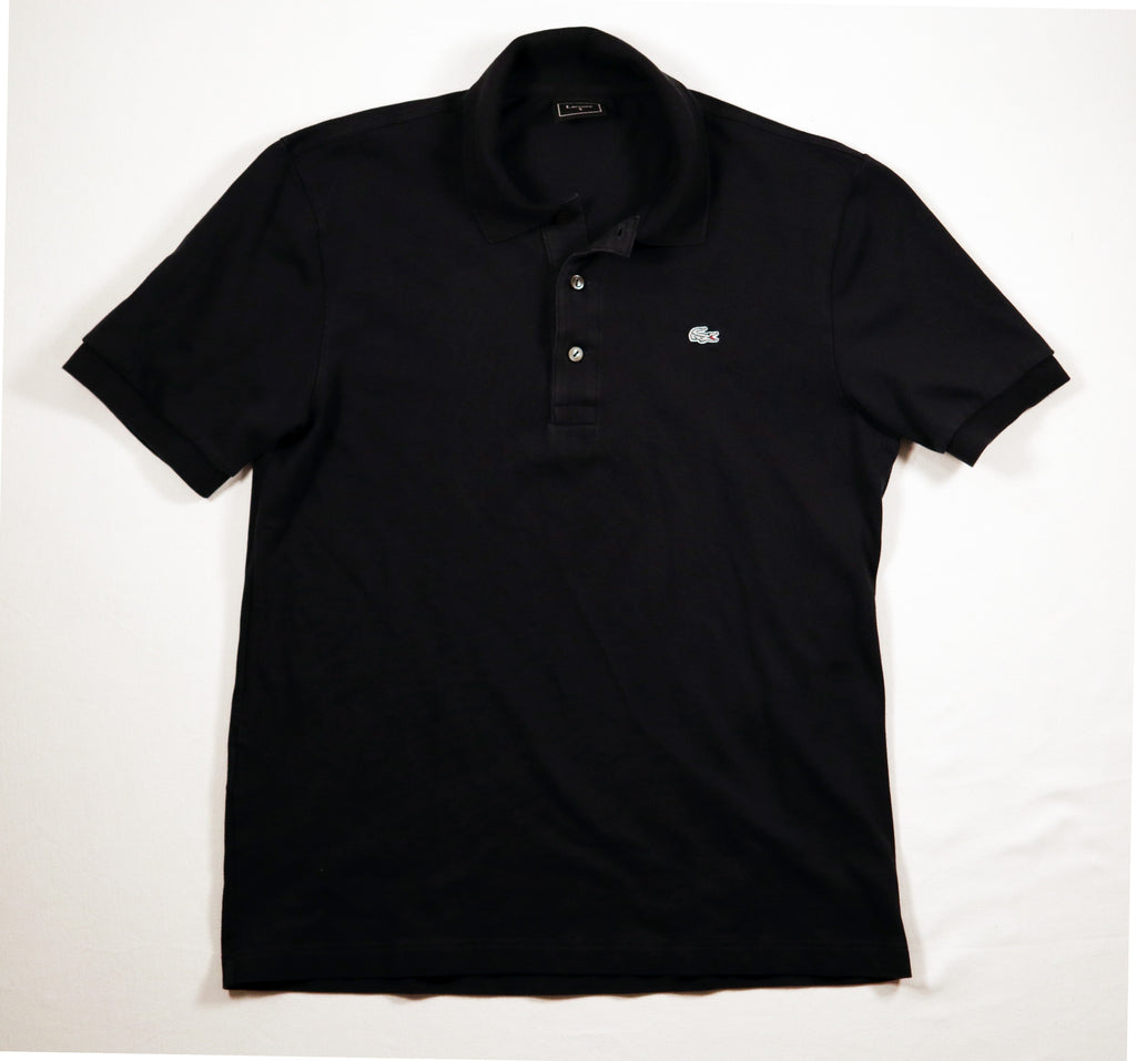 Zwarte Lacoste slim fit polo
