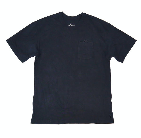 Nike zwart heren T-shirt maat M met borstzak volledig van voren