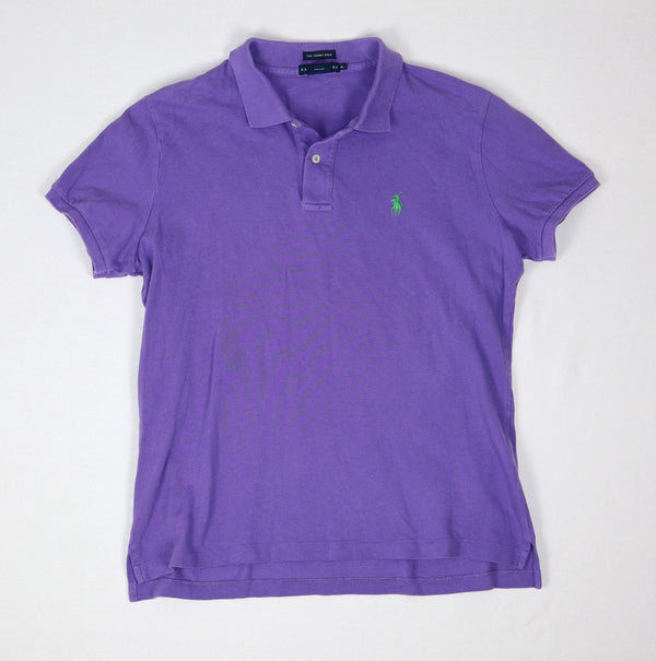 Ralph Lauren paarse dames Skinny Polo maat XL volledig van voren