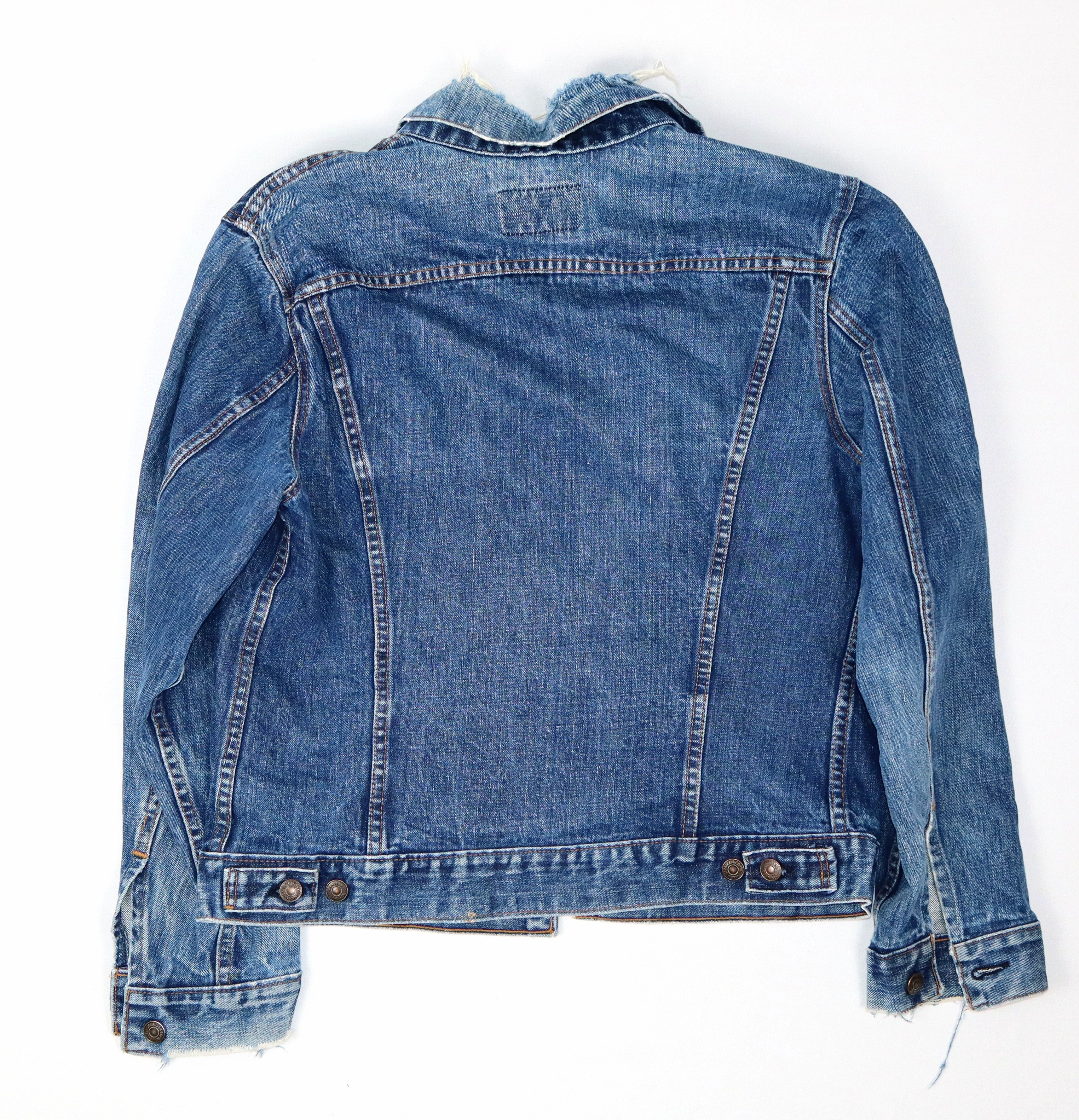 vintage Levi's Type III Trucker spijkerjas uit de jaren '70 achterkant