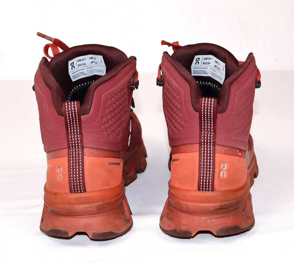 On Cloudrock Waterproof dames wandelschoenen rood maat 38