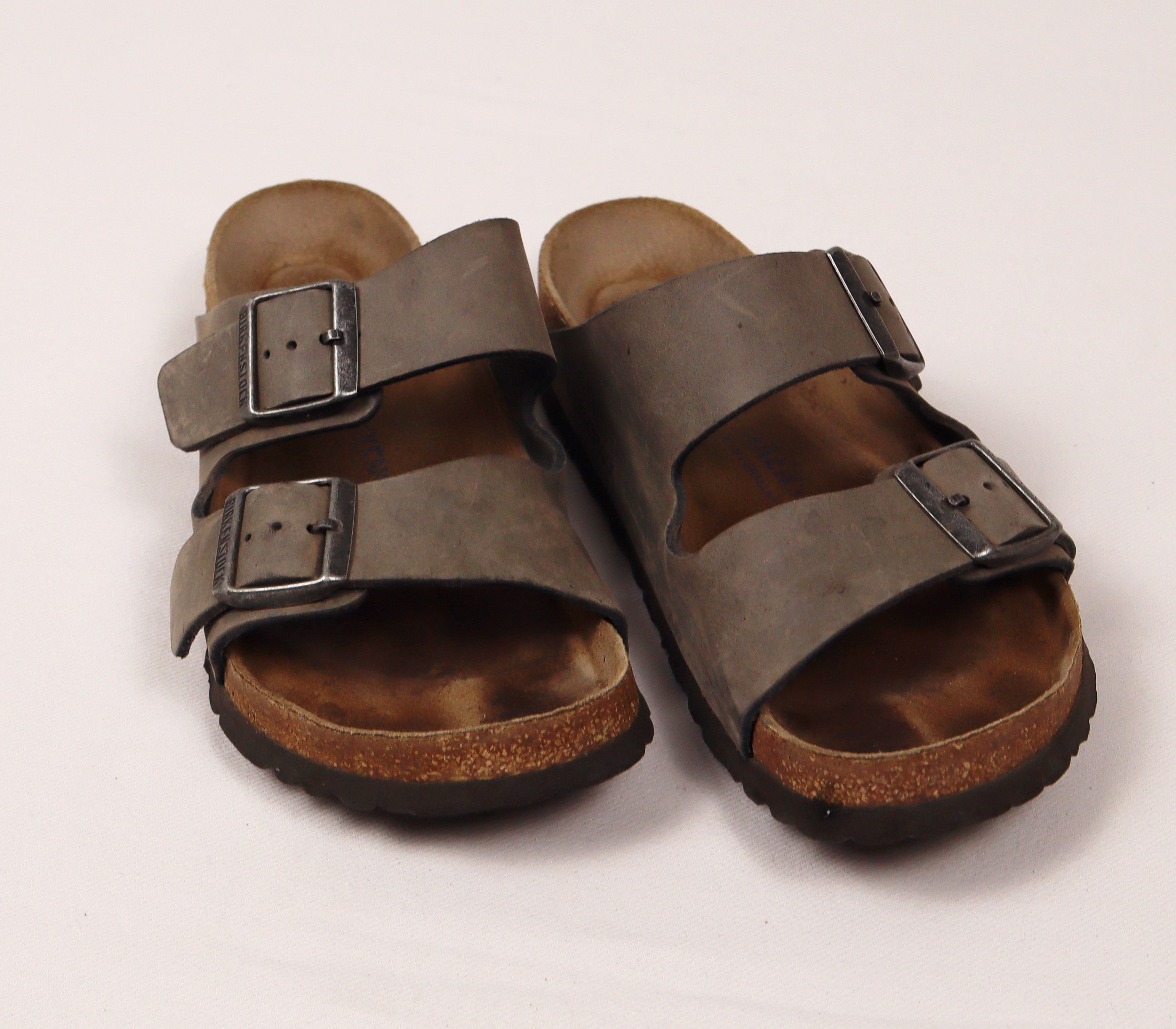 Birkenstock Arizona unisex slippers taupe maat 38