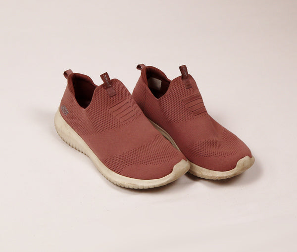 Skechers dames instapsneakers oudroze maat 38