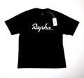 Rapha heren T-shirt maat Medium zwart met witte logoprint voorkant