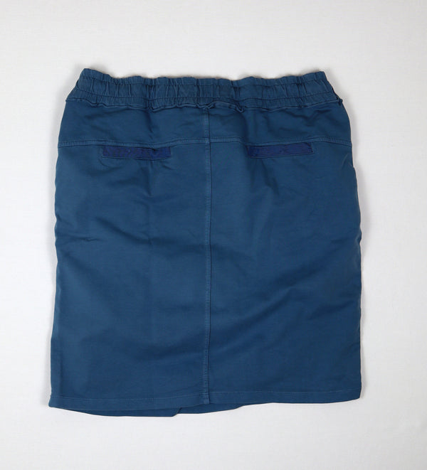 Tramontana damesrok maat XL blauw achterkant met paspelzakken