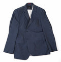 Digel heren colbert donkerblauw krijtstreep voorkant