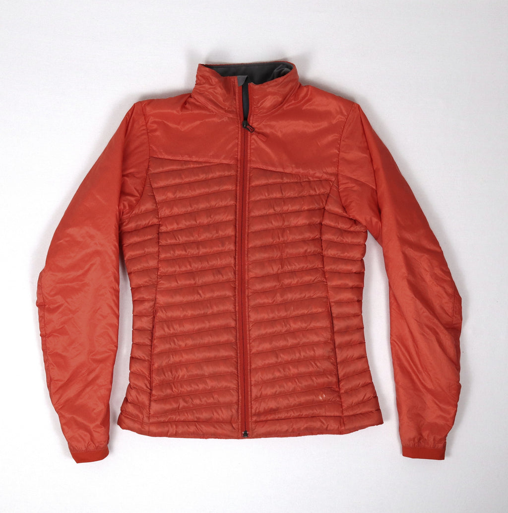 Black Diamond dames Hot Forge Hybrid Jacket oranje voorkant