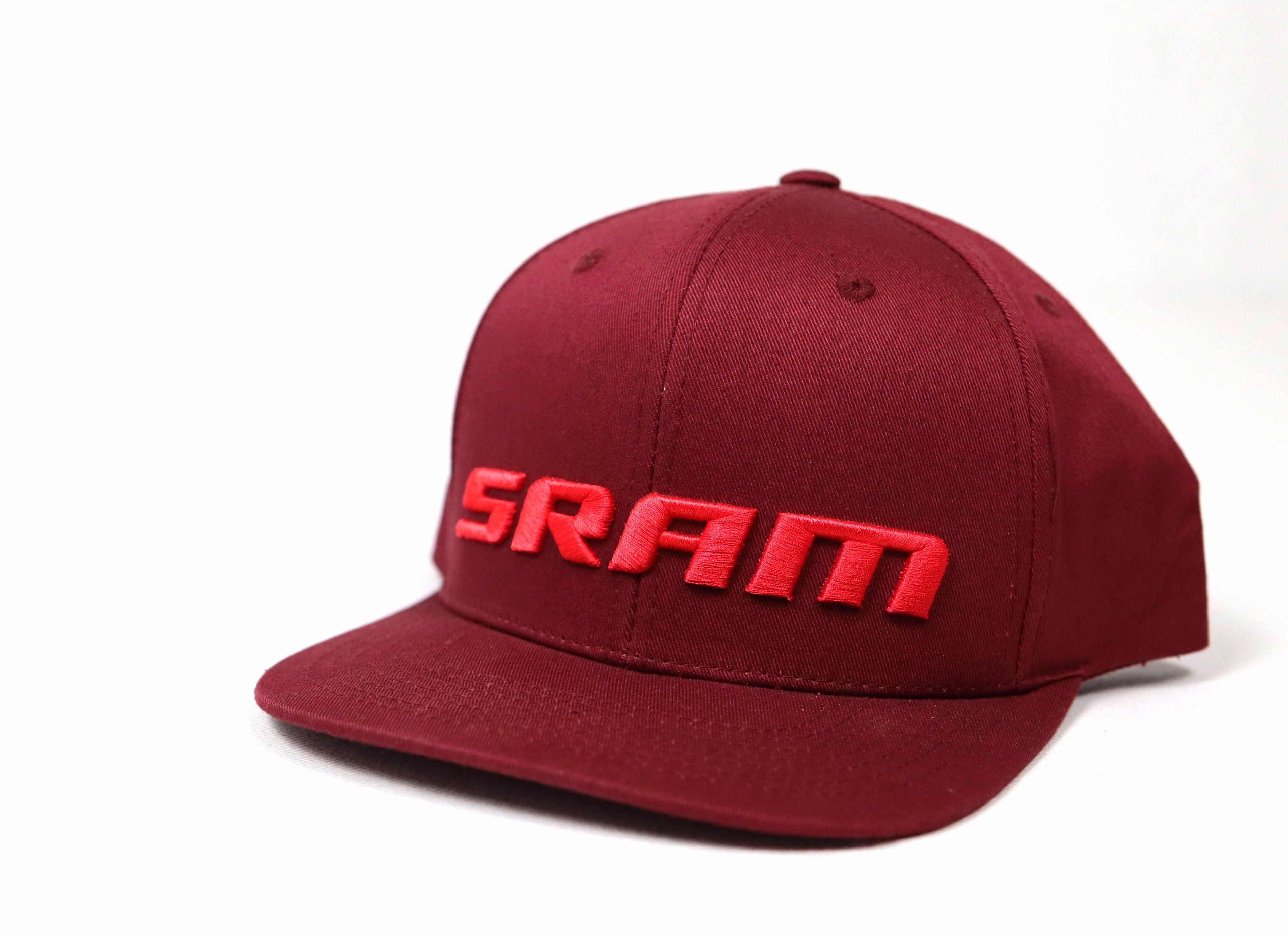 SRAM snapback pet bordeauxrood productfoto 1