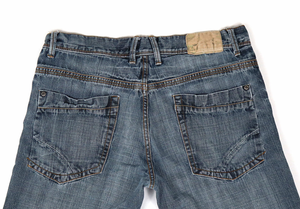 ALCW herenjeans blauw used look productfoto 2