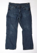 Tommy Hilfiger blauwe herenjeans volledig van voren