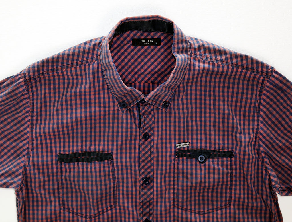 Geruit Cult Edition overhemd maat XL
