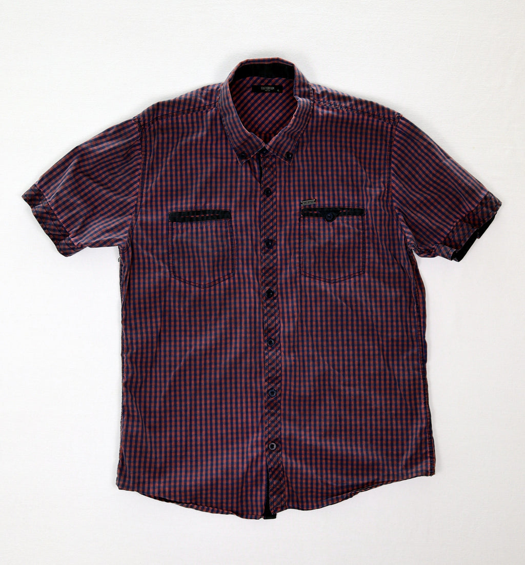 Geruit Cult Edition overhemd maat XL