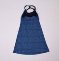 Patagonia blauwe halterjurk met print XS