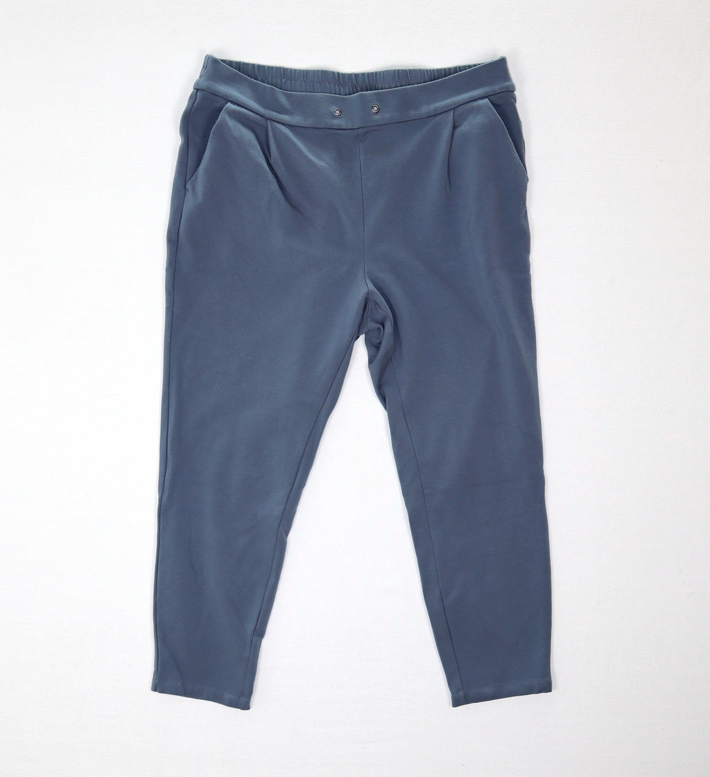 Blauwgrijze comfortabele broek / pantalon EU 20