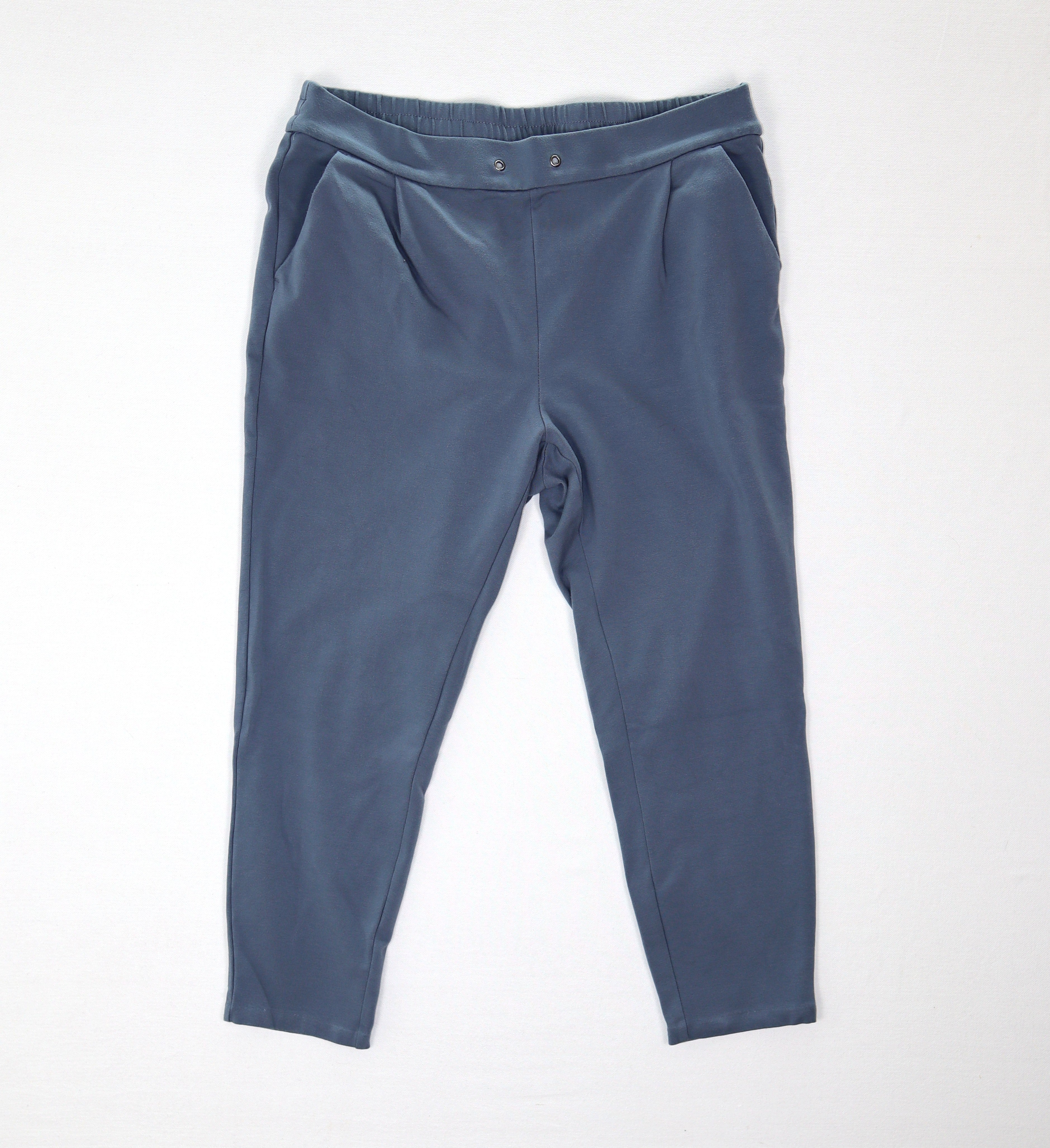 Blauwgrijze comfortabele broek / pantalon EU 20