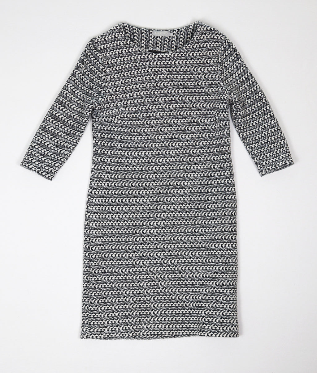 Betty & Co blauw/ecru jurk maat 40