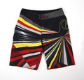 Quiksilver heren boardshort maat 32 grafische lijnenprint voorkant
