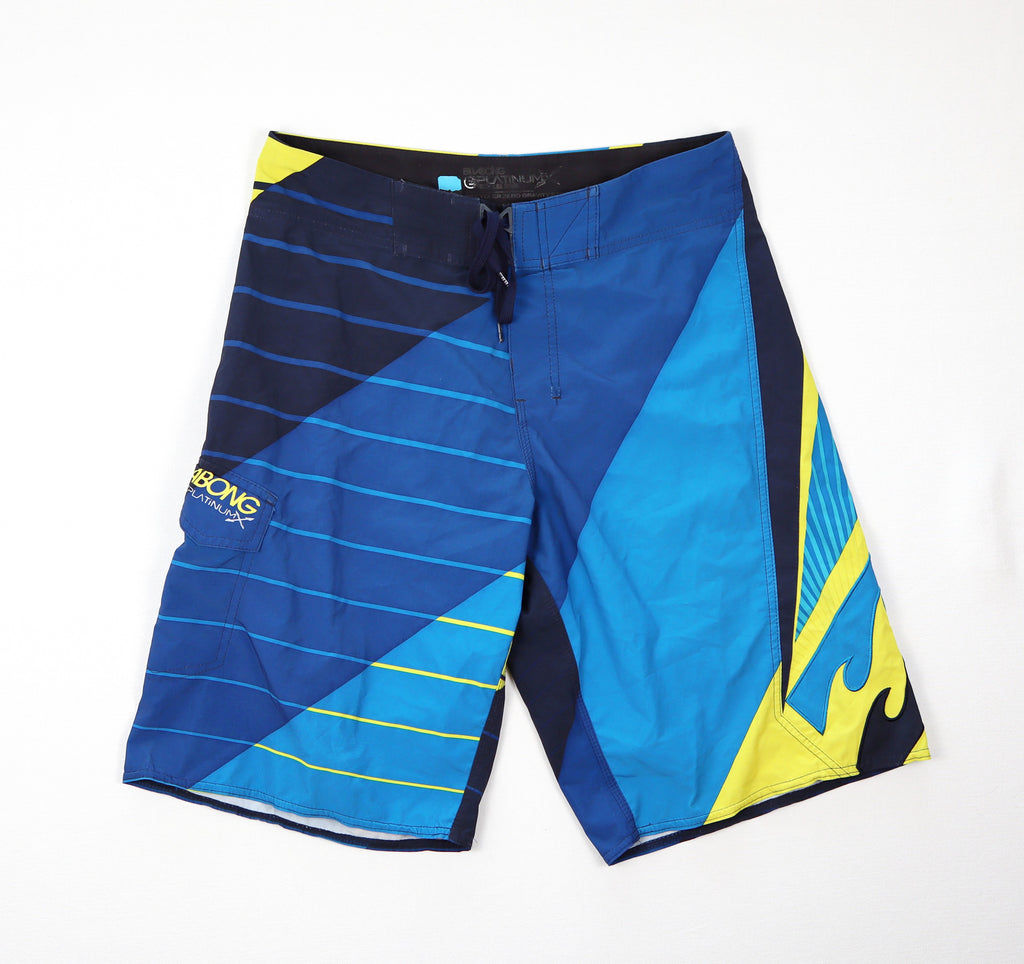 Billabong Platinum X heren boardshort maat 32 grafische surfprint voorkant