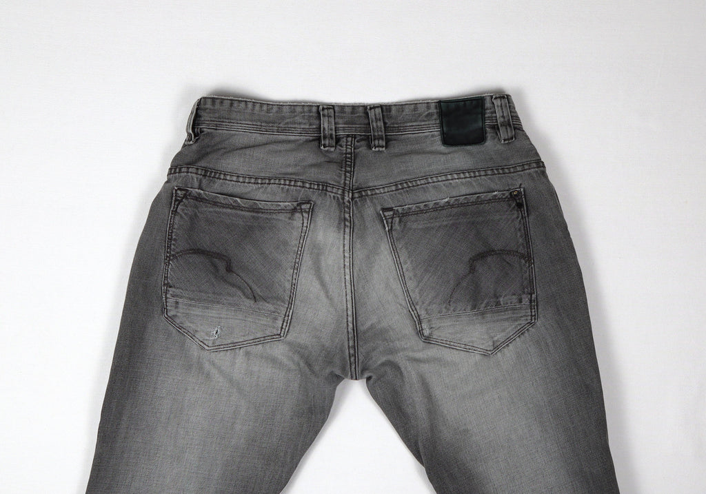 Cult Edition spijkerbroek heren W36 L34 grijs achterkant