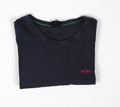 BOSS Hugo Boss T-shirt heren XL donkerblauw voorkant met rode logoprint