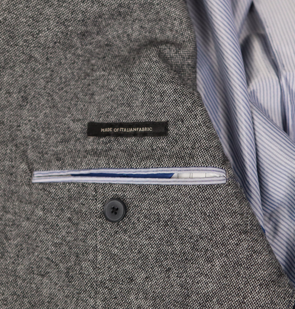 Binnenzijde blazer met Italiaanse stof detail