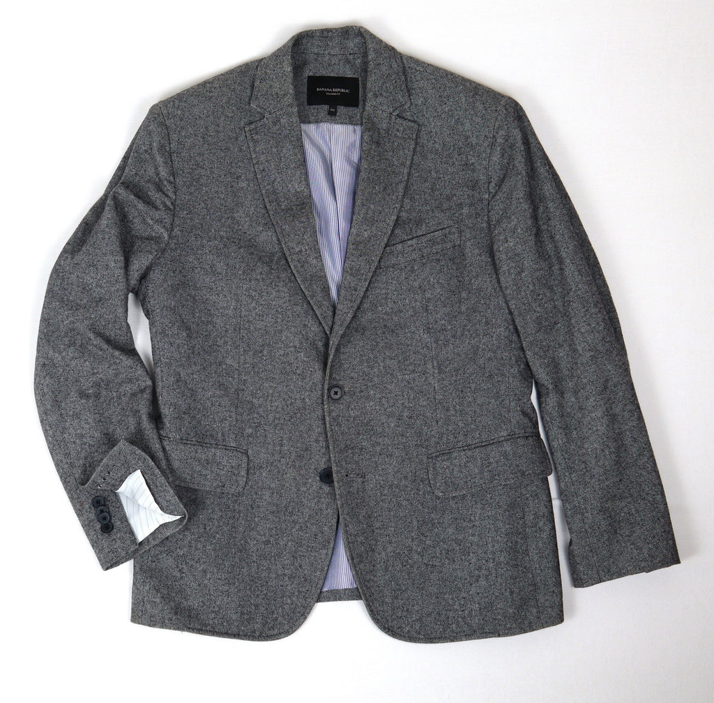 Grijze Banana Republic Tailored Fit blazer maat 40S
