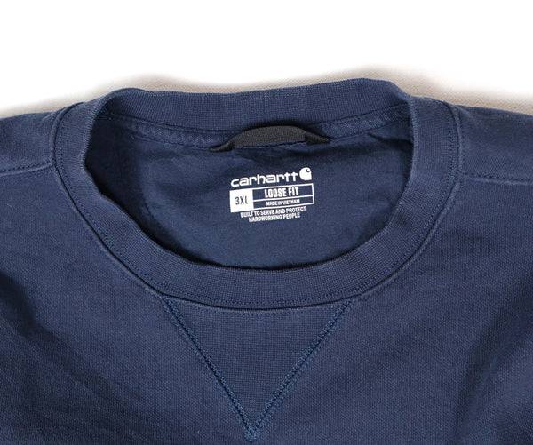 Carhartt heren sweater donkerblauw maat 3XL Loose Fit