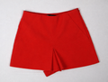 voorkant van rode Zara skort